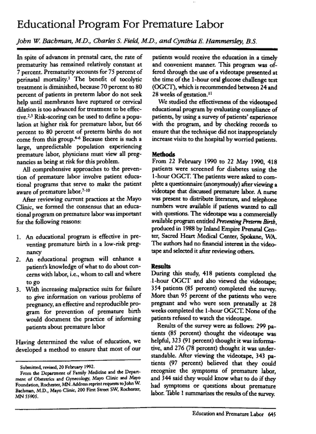 PDF extract preview