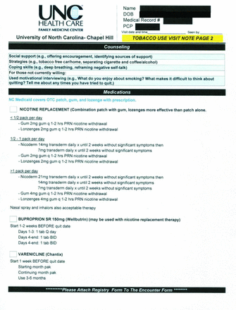 registry family tobacco academic outcomes patient practice care use