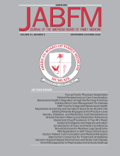The Journal of the American Board of Family     Medicine: 33 (5)