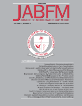 The Journal of the American Board of Family     Medicine: 25 (5)